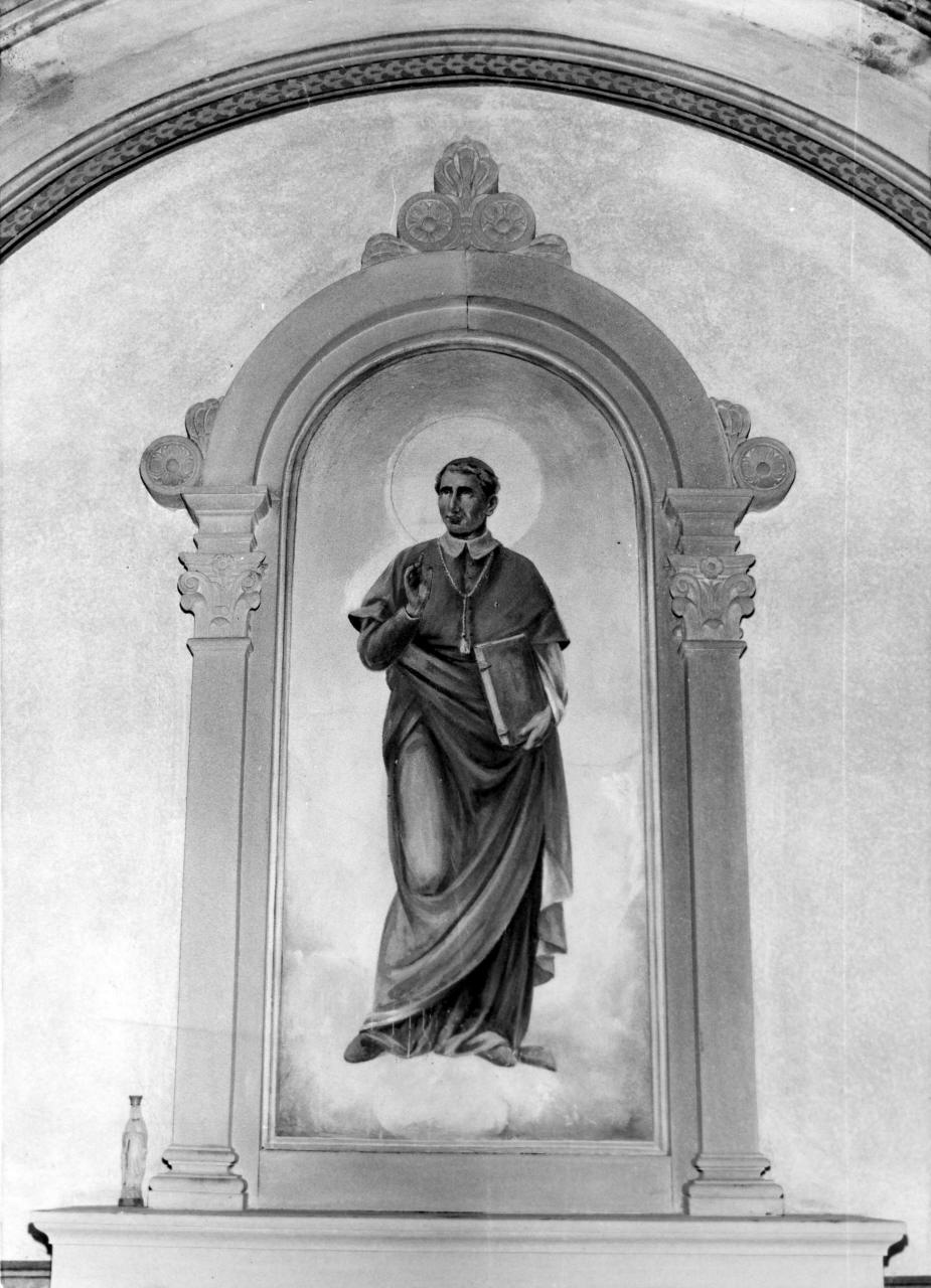 Santo vescovo (dipinto) di Santelli Giuseppe (inizio sec. XX)