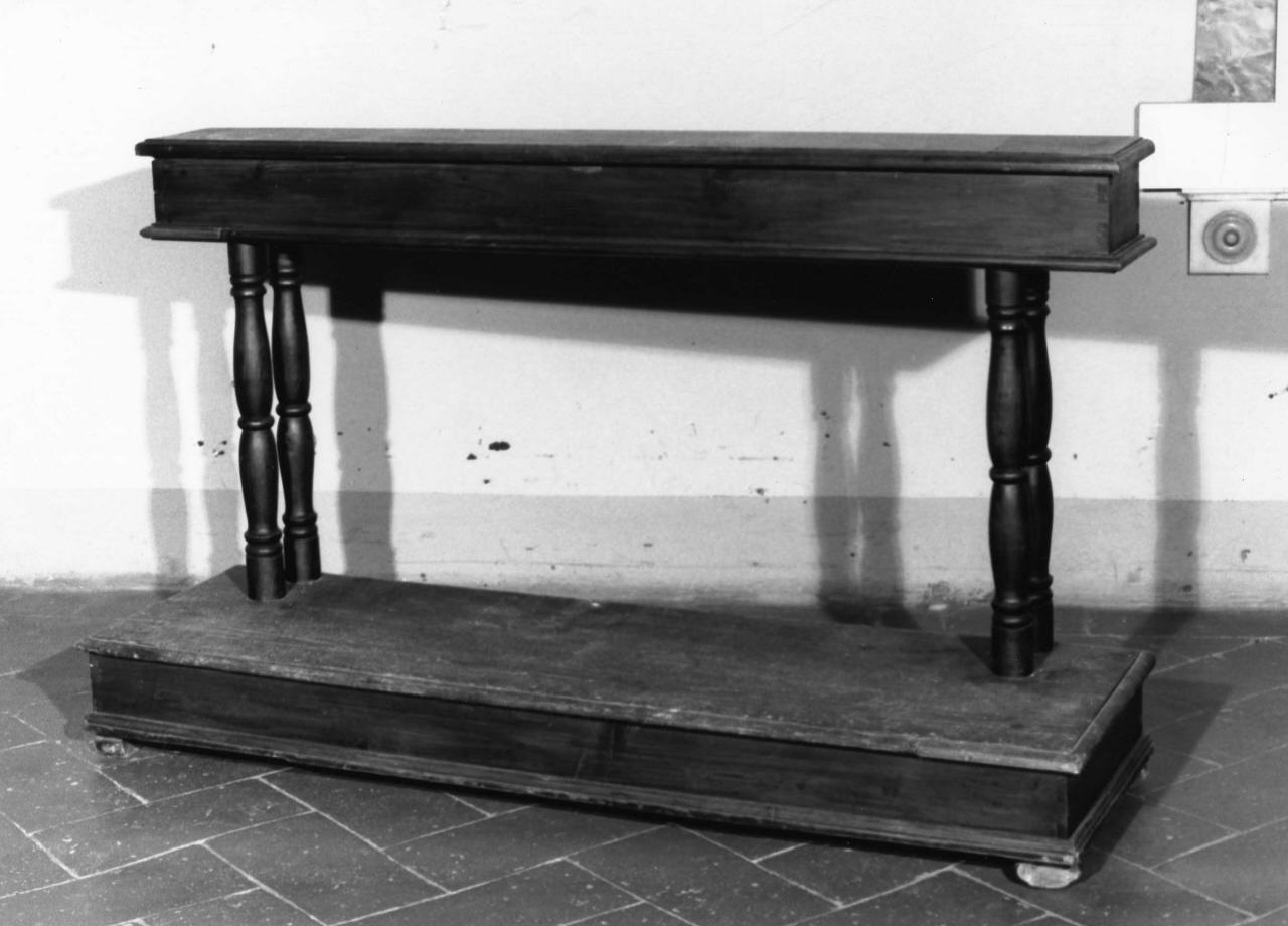 inginocchiatoio - bottega toscana (sec. XIX)