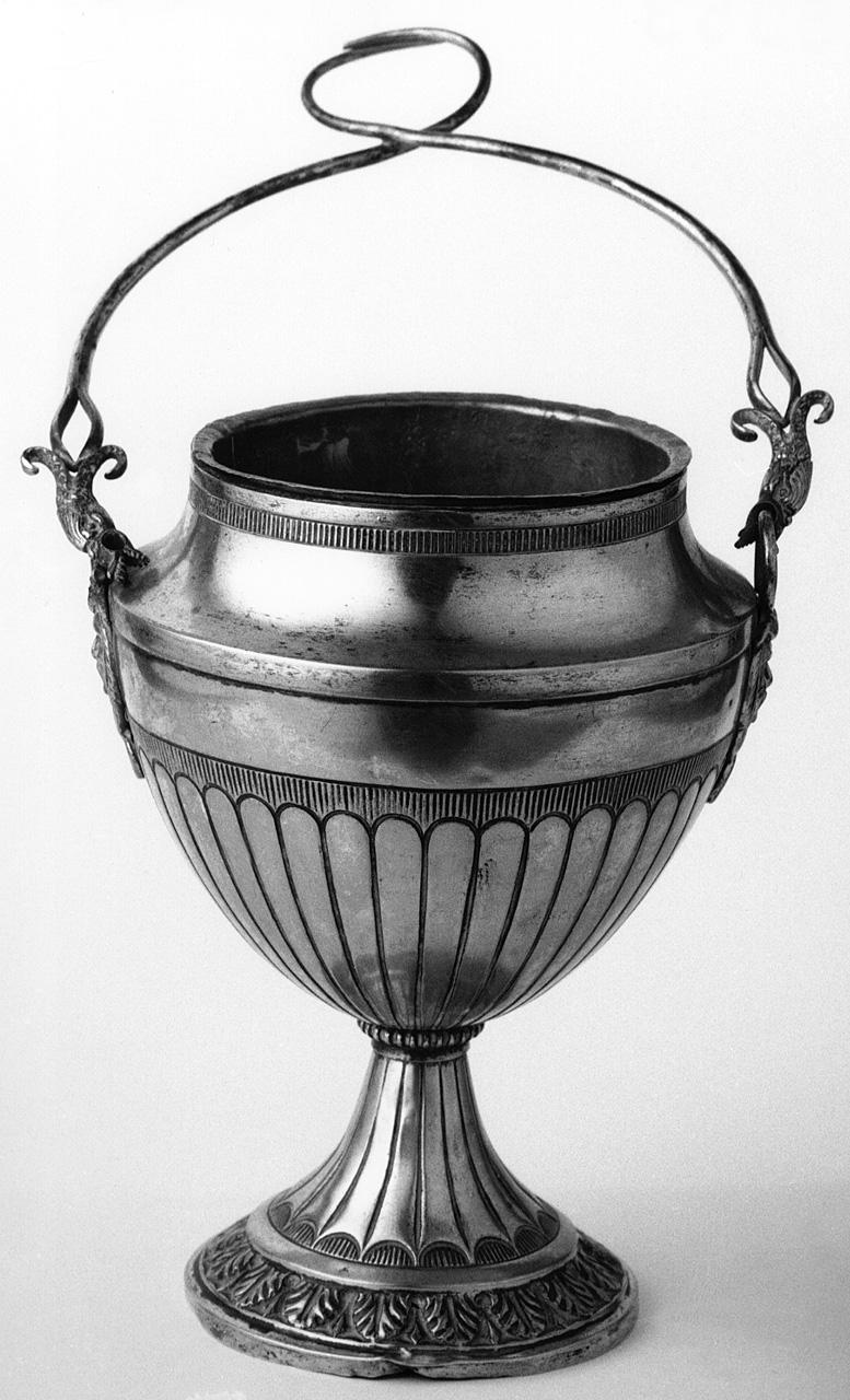 secchiello per l'acqua benedetta - bottega toscana (primo quarto sec. XIX)