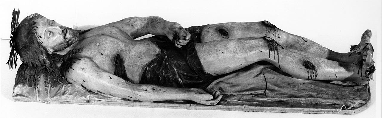 Cristo morto (statua) - ambito toscano (seconda metà sec. XIX)