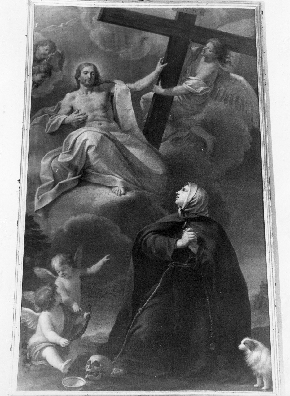 estasi di Santa Margherita di Cortona (dipinto) di Valiani Giuseppe (seconda metà sec. XVIII)