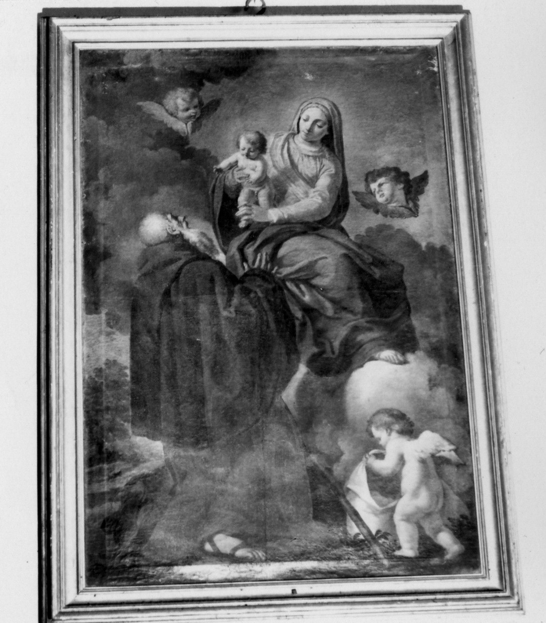 apparizione della Madonna col Bambino a San Zenone (dipinto) di Nasini Giuseppe Nicola (prima metà sec. XVIII)
