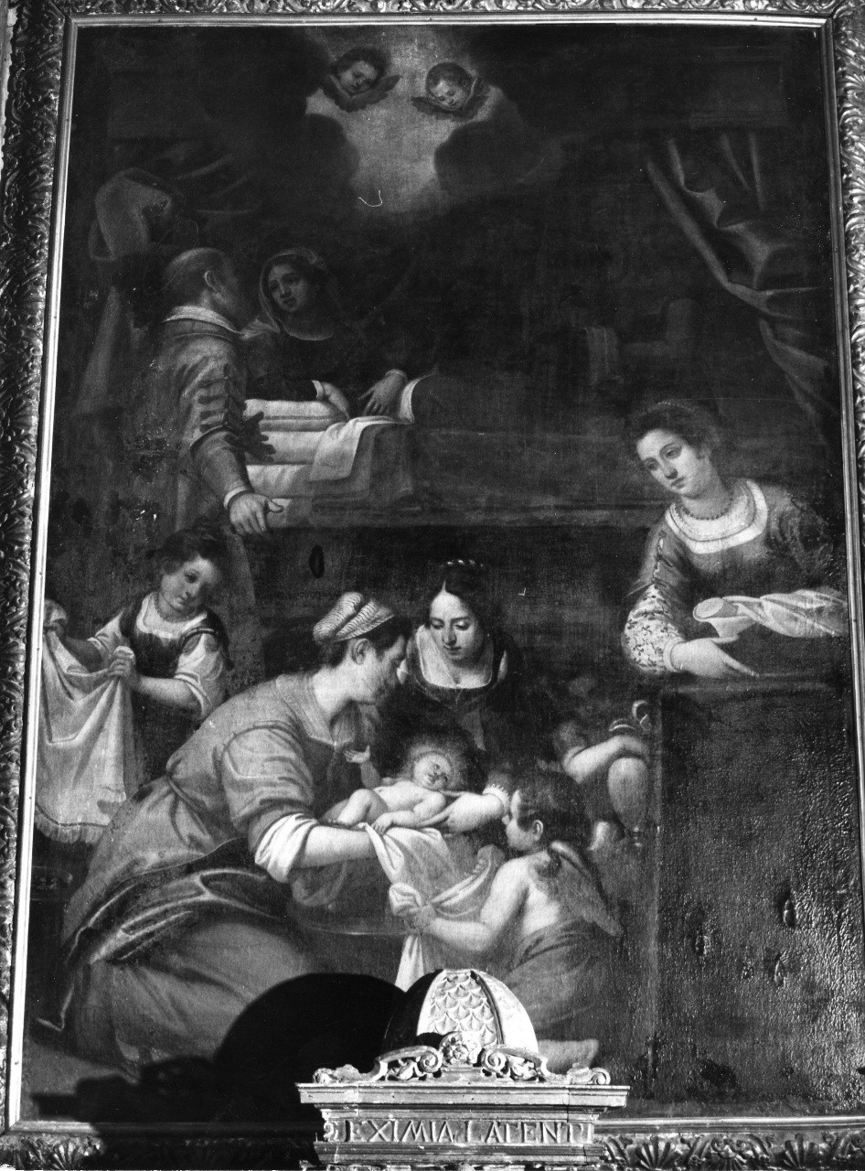 nascita di Maria Vergine (dipinto) di Ferrucci Nicodemo (inizio sec. XVII)