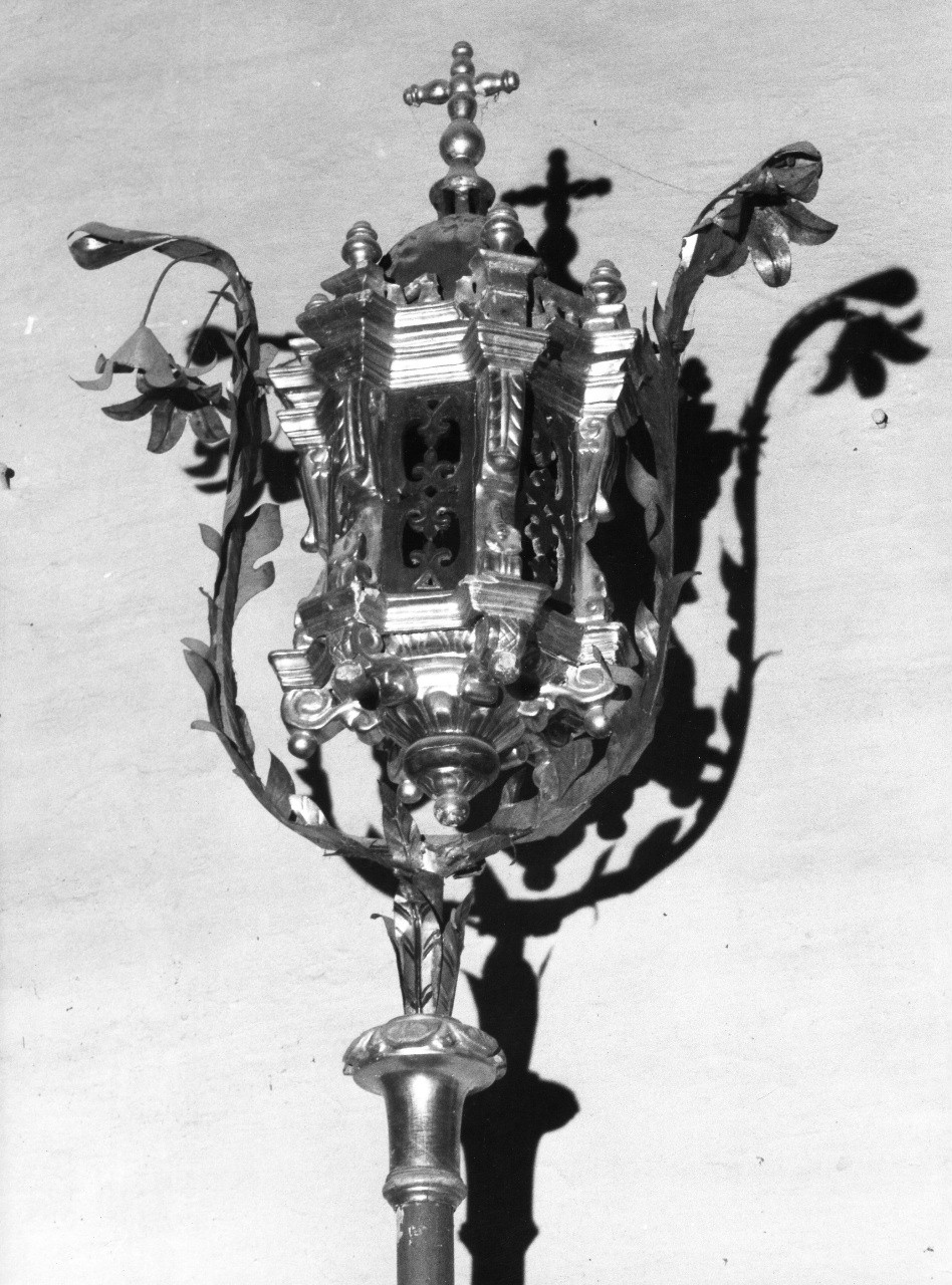 lanterna processionale, serie - bottega toscana (sec. XVIII)