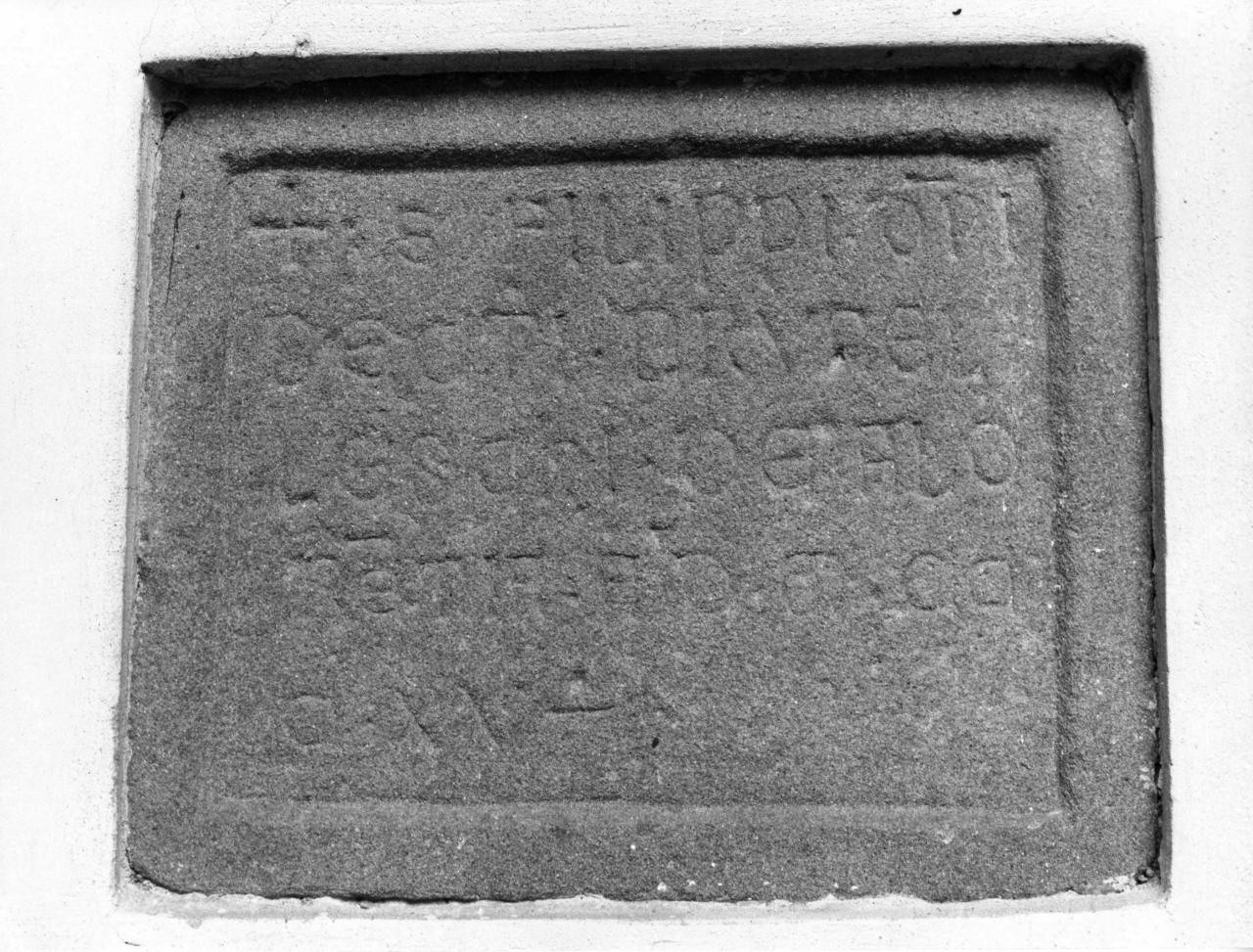 lapide tombale - bottega toscana (sec. XIV)