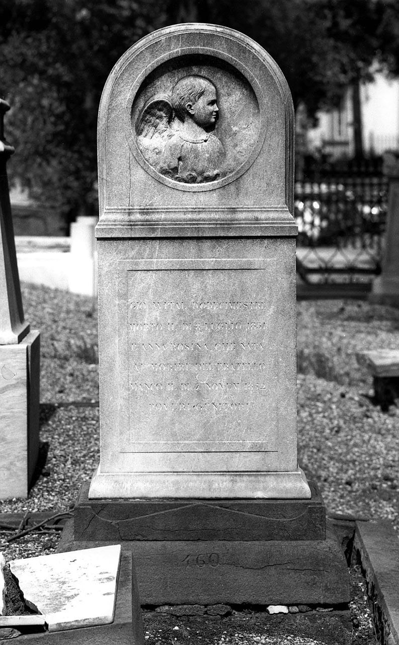 stele funeraria - a centina di Caroni Emanuele (sec. XIX)