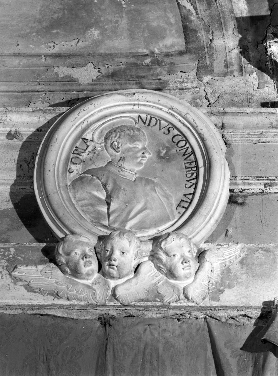 medaglione con San Orlando (decorazione plastica, insieme) - ambito toscano (sec. XVIII)