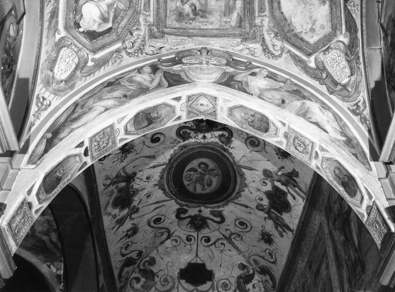 Virtù Cardinali: Prudenza e Fortezza (dipinto, insieme) di Butteri Giovanni Maria (sec. XVI)