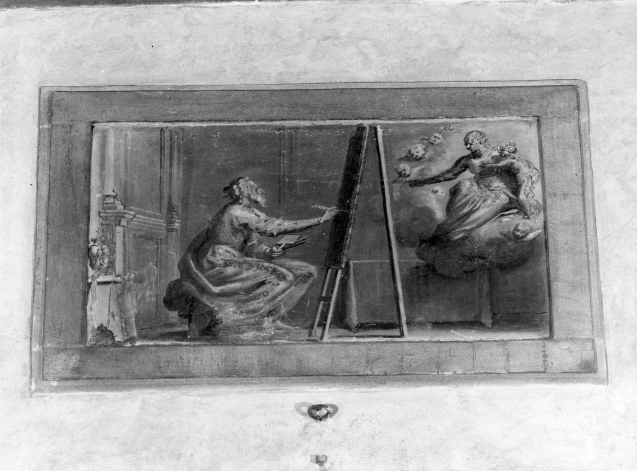 San Luca ritrae la Madonna (dipinto, insieme) di Cresti Domenico detto Passignano (sec. XVII)