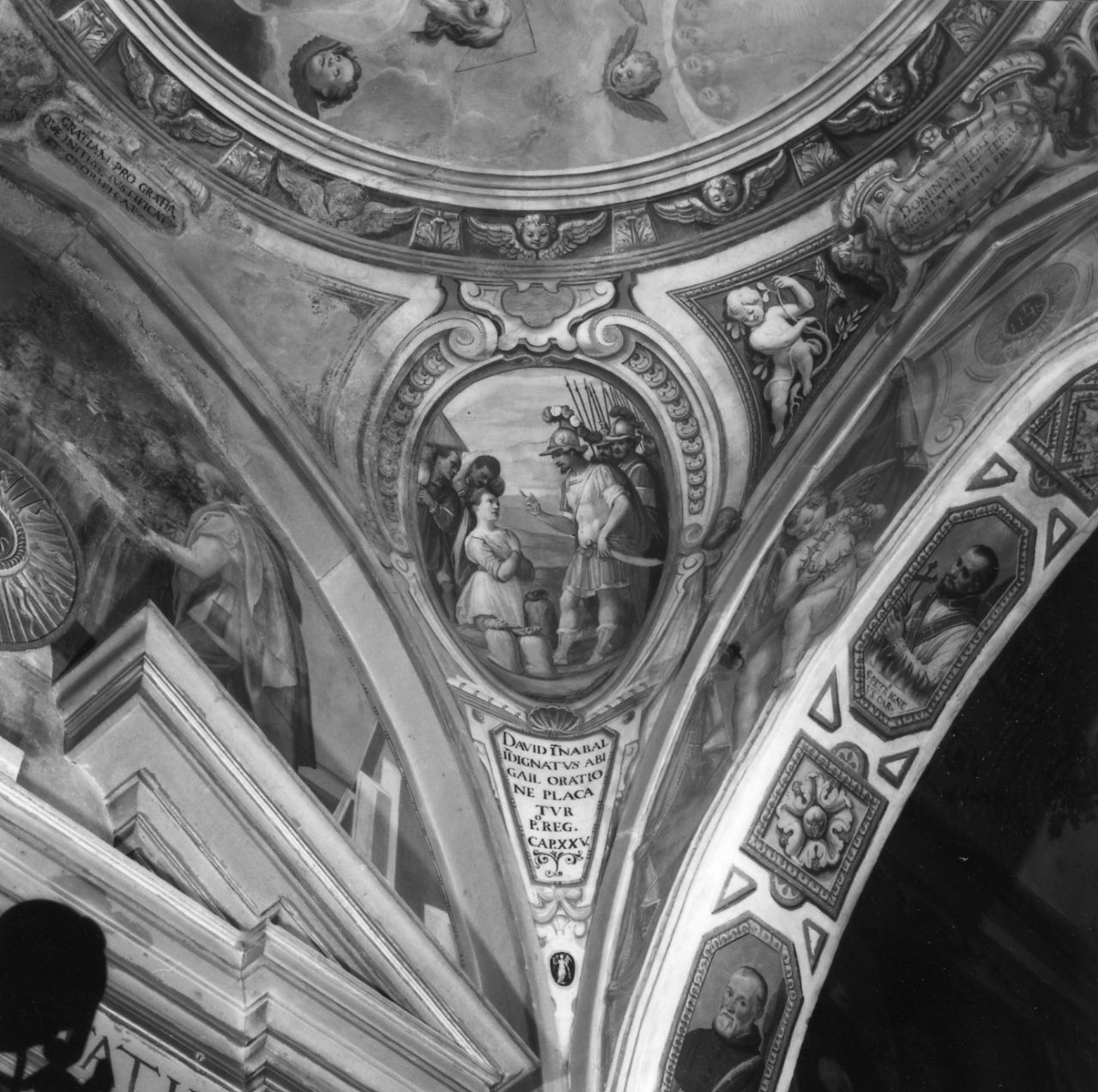David e Abigail (dipinto, insieme) di Veli Benedetto (sec. XVII)