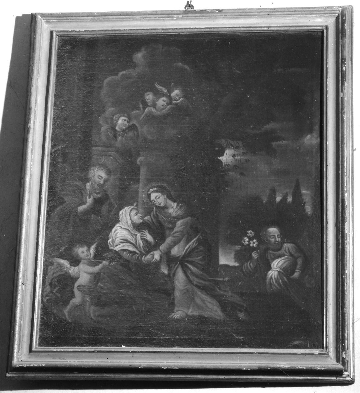 cornice di dipinto, serie - bottega toscana (inizio sec. XVIII)