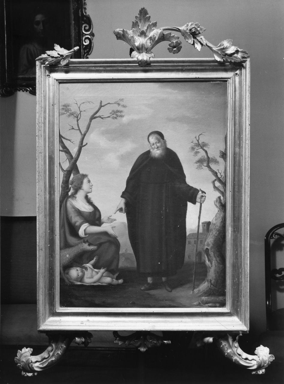 San Torello e il miracolo del fanciullo dilaniato da un lupo (dipinto) - ambito toscano (prima metà sec. XIX)