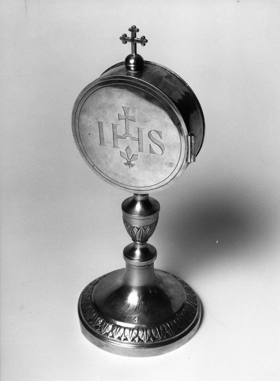 teca eucaristica - bottega fiorentina (sec. XIX)