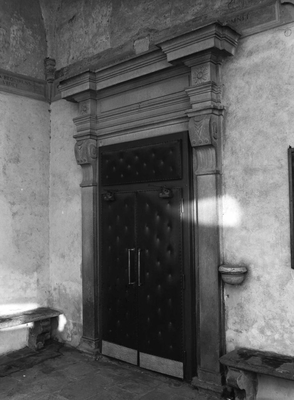 mostra di portale - bottega toscana (inizio sec. XVII)