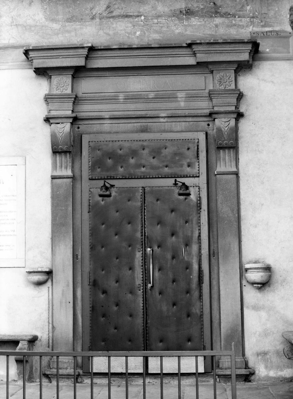 mostra di portale - bottega toscana (sec. XVII)