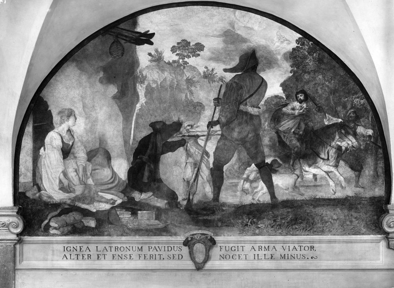 ex voto di Mannozzi Giovanni detto Giovanni da San Giovanni (attribuito) (sec. XVII)