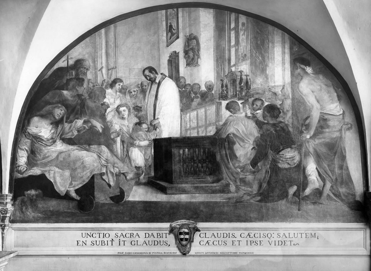 ex voto di Mannozzi Giovanni detto Giovanni da San Giovanni (attribuito) (sec. XVII)