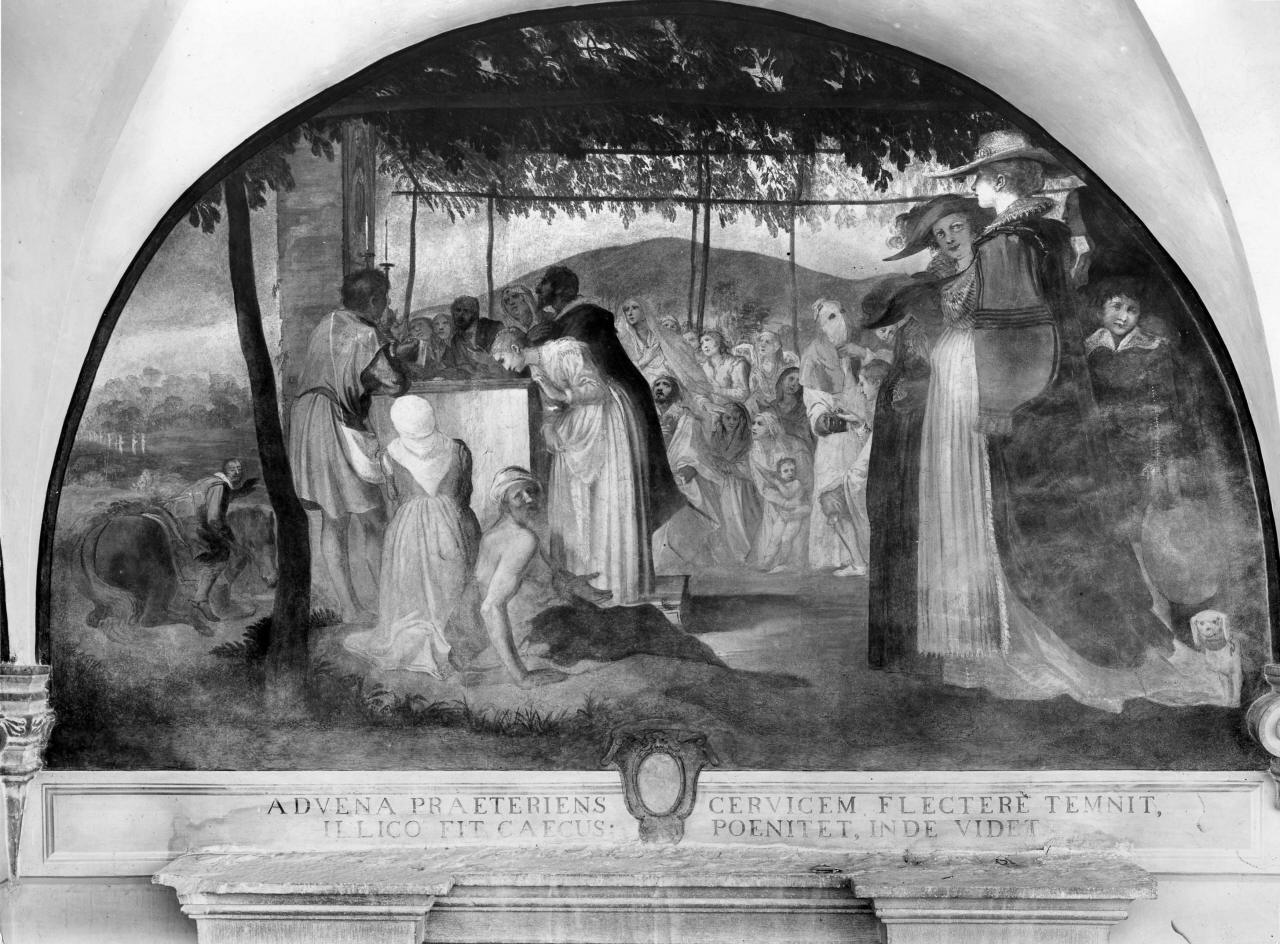 ex voto di Mannozzi Giovanni detto Giovanni da San Giovanni (attribuito) (sec. XVII)