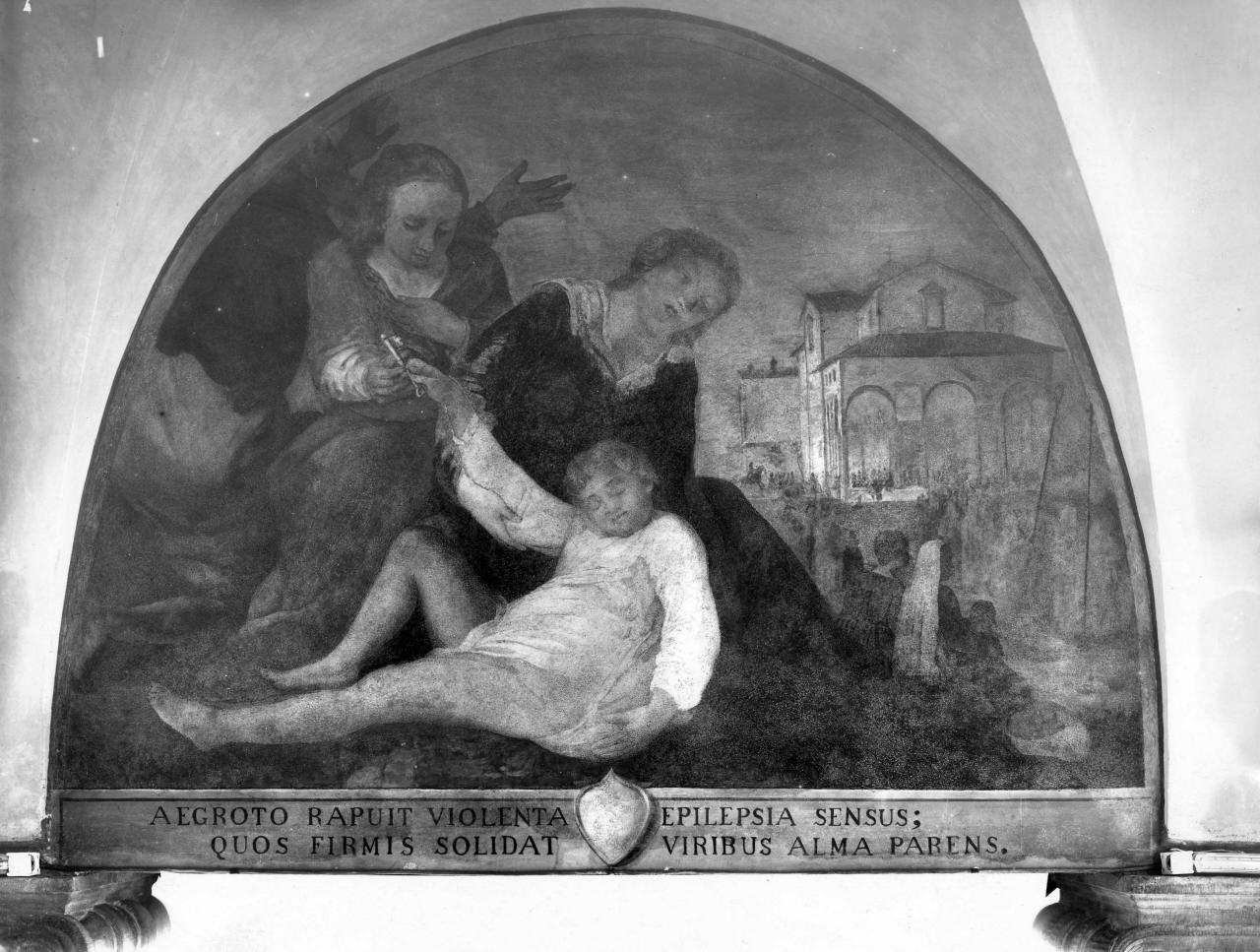 ex voto di Mannozzi Giovanni detto Giovanni da San Giovanni (attribuito) (sec. XVII)