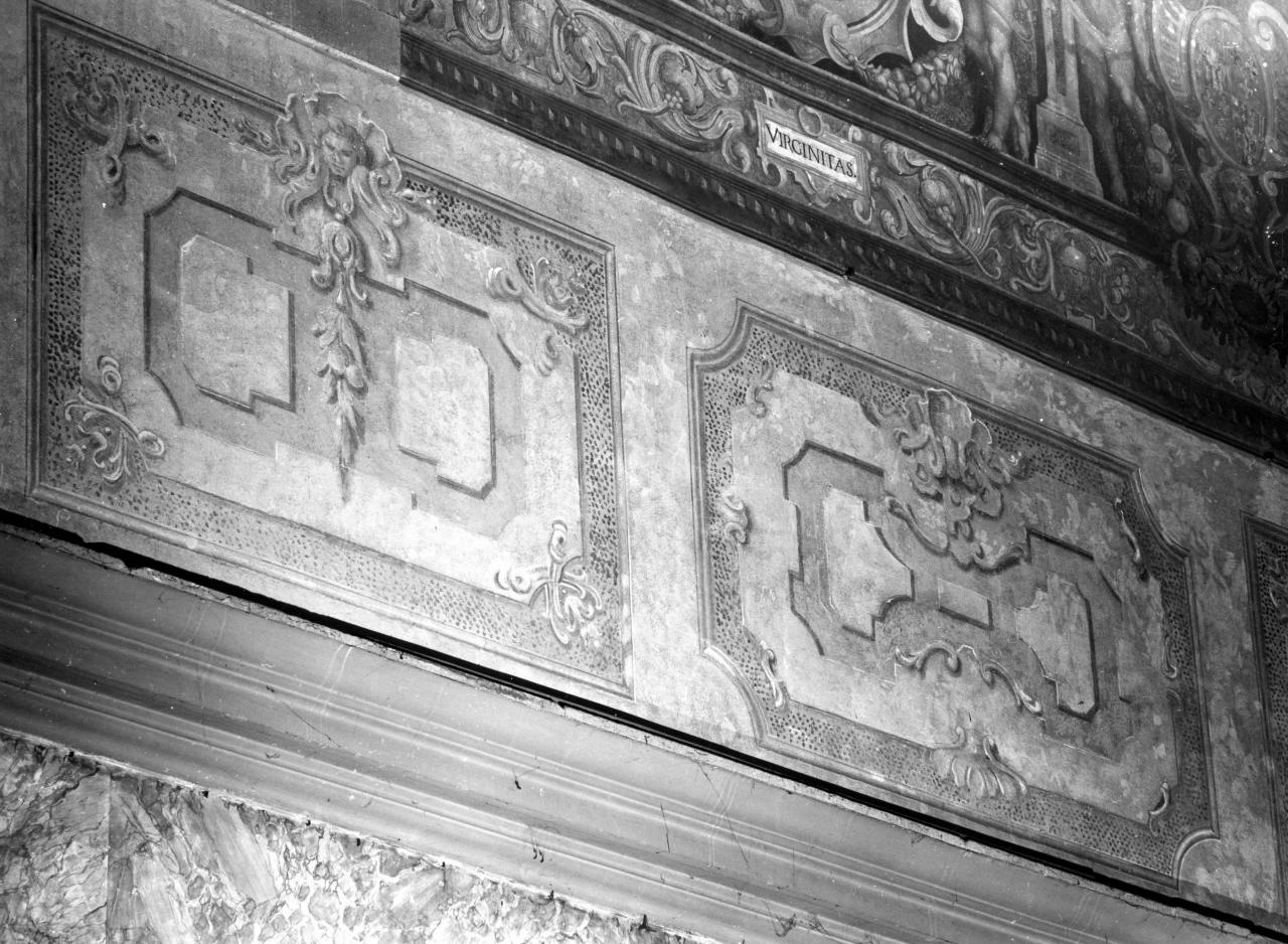 elementi decorativi (dipinto) - ambito toscano (prima metà sec. XVII)