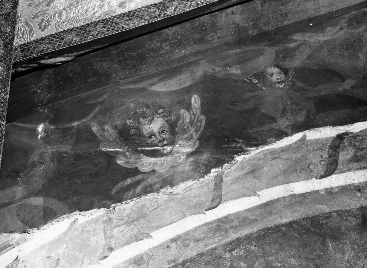 colomba dello Spirito Santo e cherubini (dipinto) - ambito toscano (sec. XVIII)