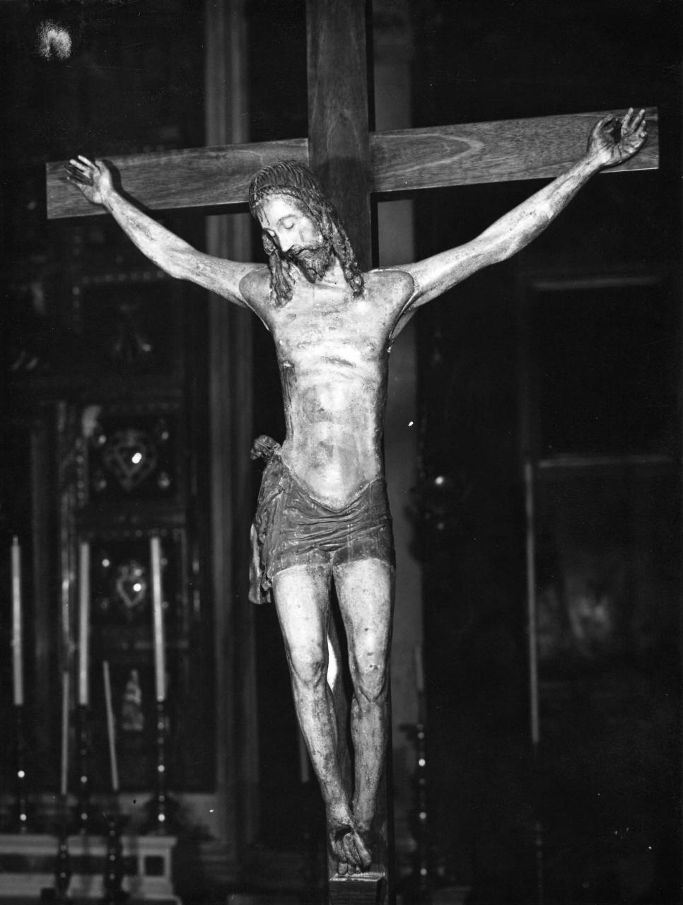 Cristo crocifisso (scultura) - bottega toscana (sec. XVI)