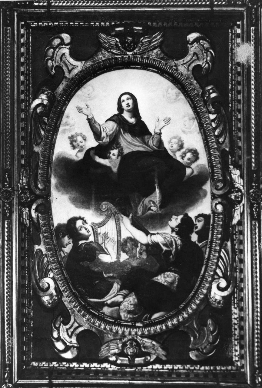 assunzione della Madonna (dipinto) di Pagani Gregorio (attribuito), Rosselli Matteo (attribuito) (sec. XVII)