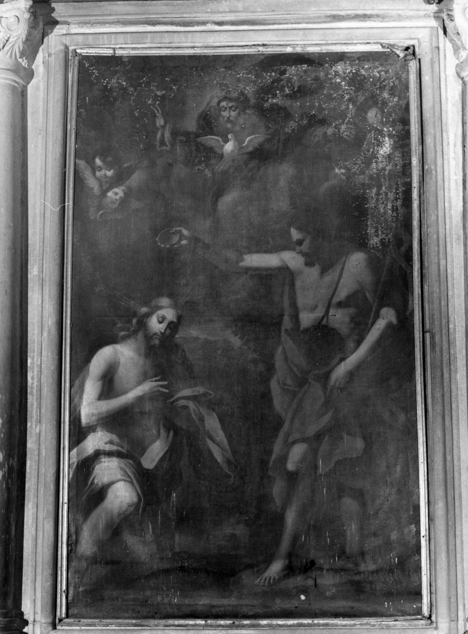 battesimo di Cristo (pala d'altare) - ambito pistoiese (metà sec. XVII)