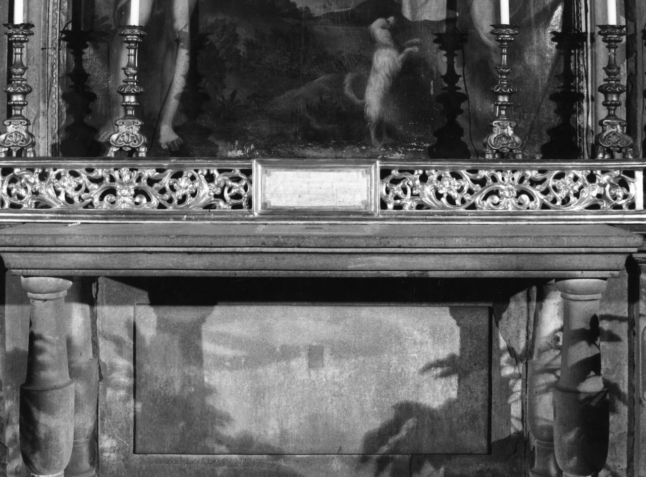 gradino d'altare - bottega toscana (inizio sec. XVIII)