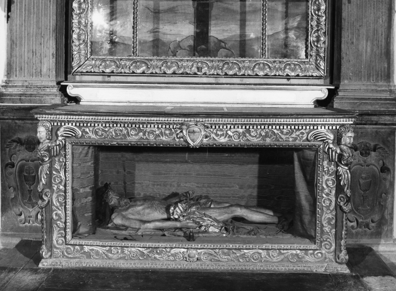 Cristo morto (scultura) - bottega toscana (fine/inizio secc. XVIII/ XIX)