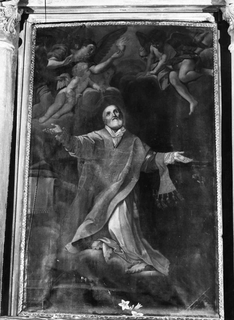 San Filippo Neri (pala d'altare) di Barli Onofrio (inizio sec. XVIII)