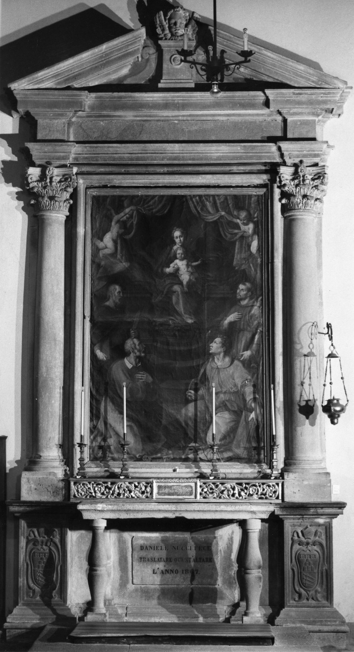 altare - a edicola - bottega toscana (prima metà sec. XVII)