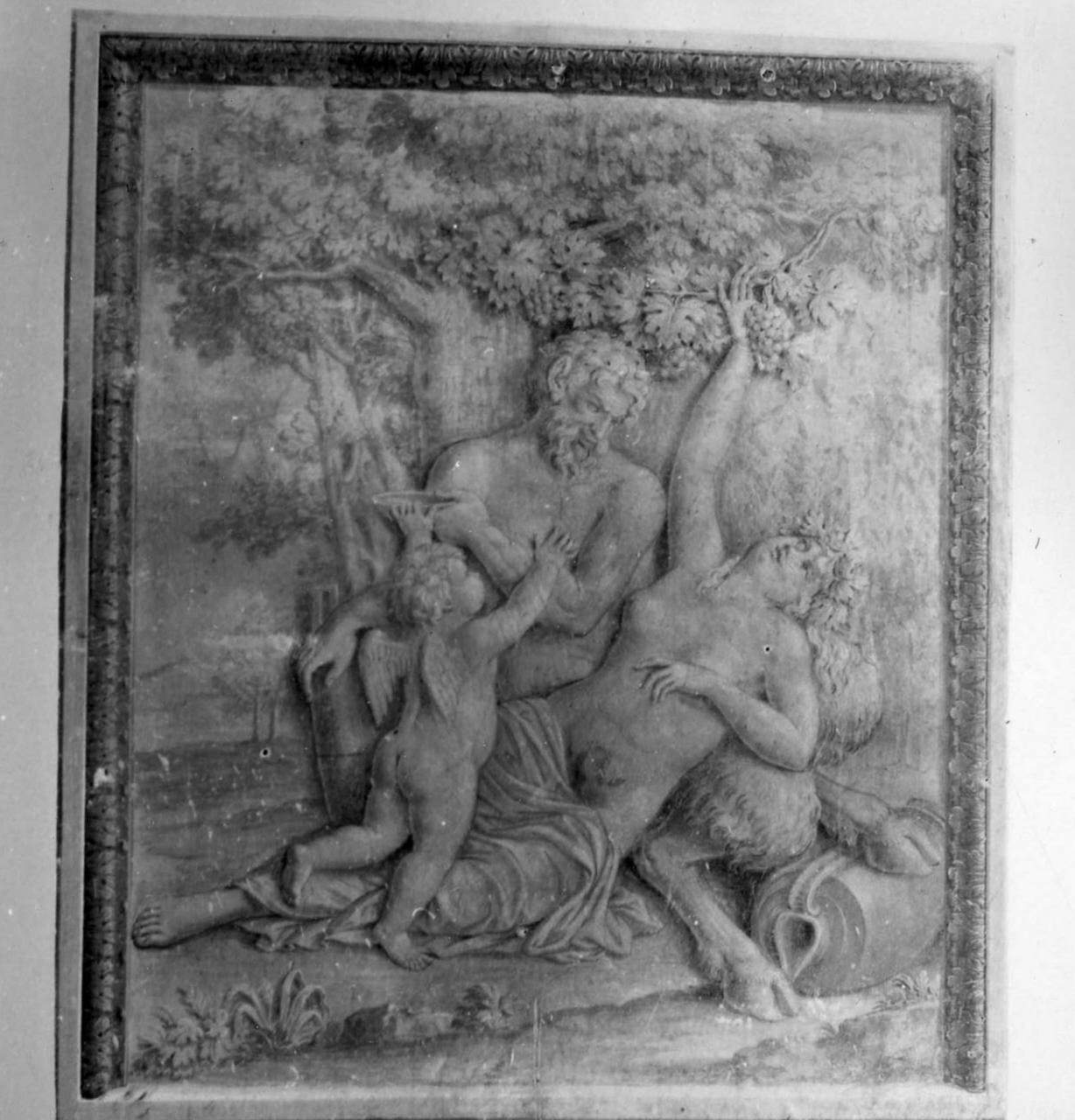 Ninfe e satiri (dipinto) di Catani Luigi (sec. XIX)