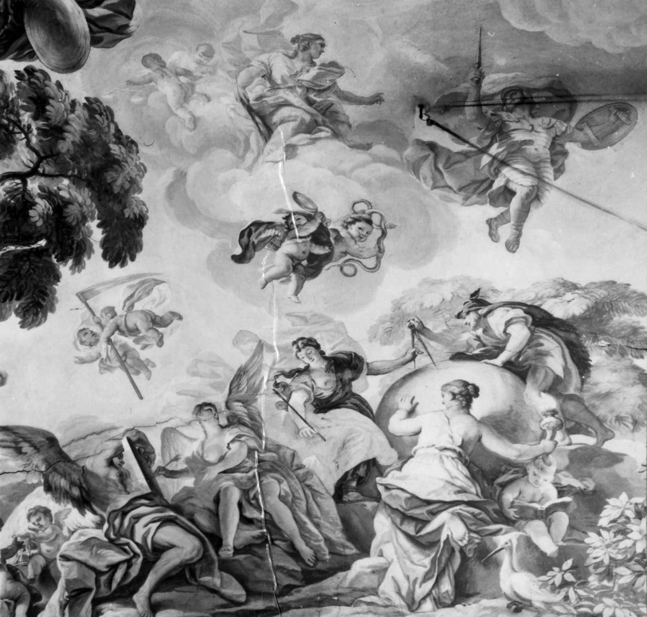 età del ferro (dipinto) di Lapi Niccolò Francesco (sec. XVIII)
