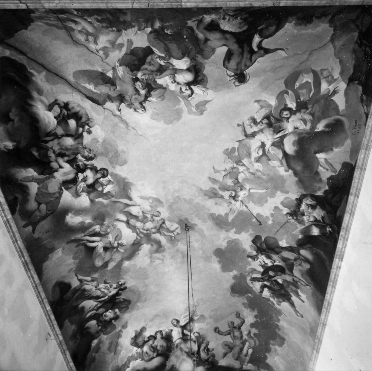 gruppi di dei (dipinto) di Ferretti Giovanni Domenico (sec. XVIII)