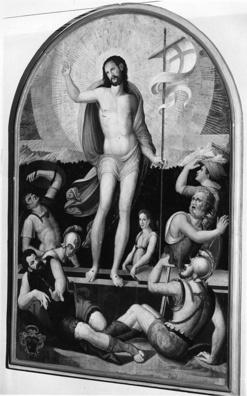 resurrezione di Cristo (dipinto) - ambito toscano (metà sec. XVI)