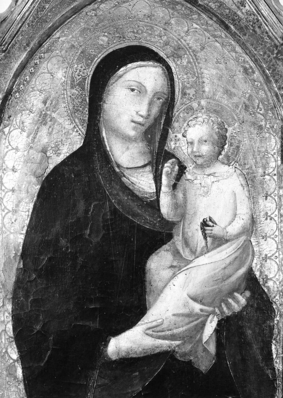 Madonna con Bambino (scomparto di trittico) di Lorenzo Monaco (bottega) (secc. XIV/ XV)