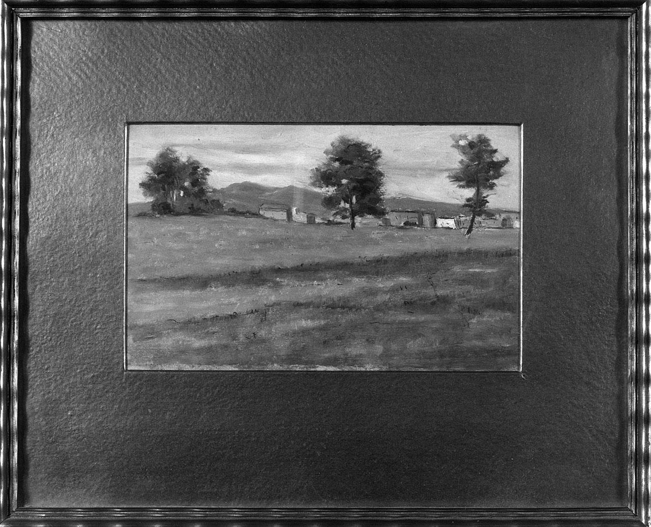 paesaggio (dipinto) - ambito toscano (prima metà sec. XX)