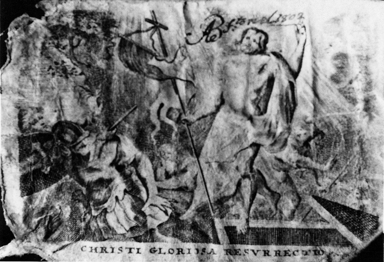 Christi Gloriosa Resurrectio, resurrezione di Cristo (dipinto) di Monogrammista AB (inizio sec. XIX)