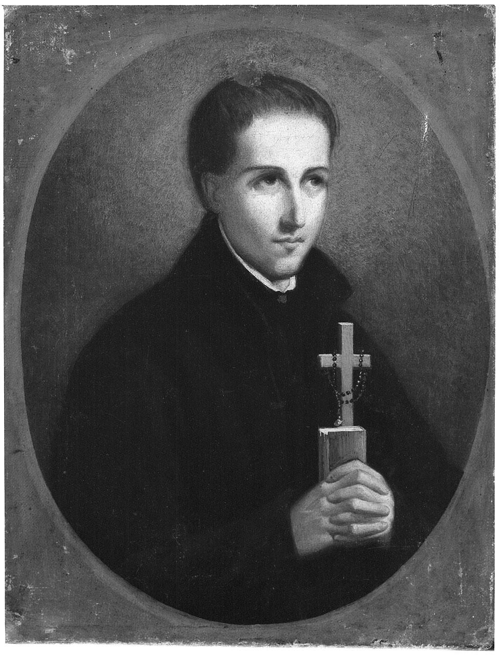 ritratto di ecclesiastico (dipinto) di Toma Gioacchino (seconda metà sec. XIX)