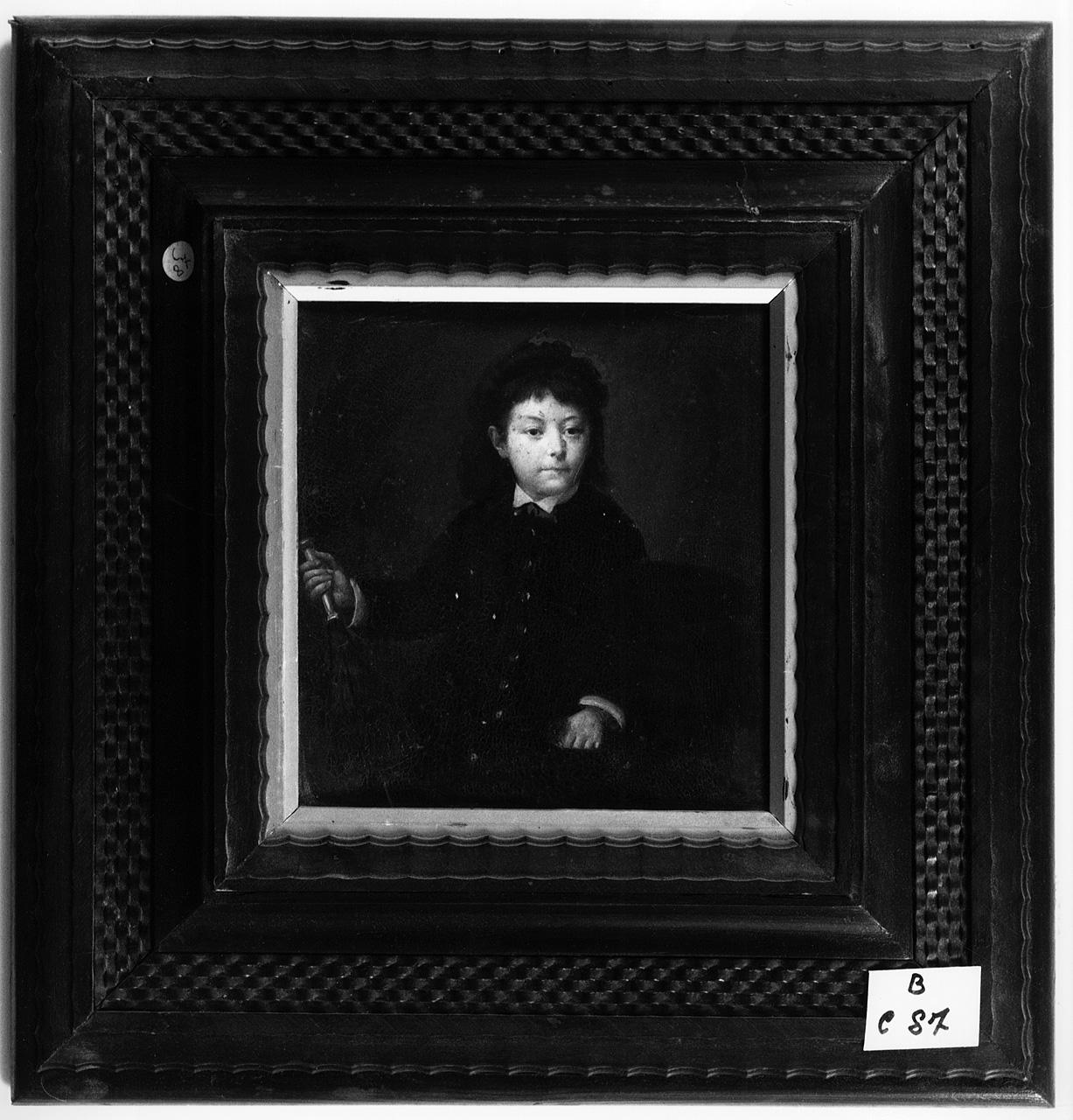 bambina (dipinto) - ambito romano (seconda metà sec. XIX)