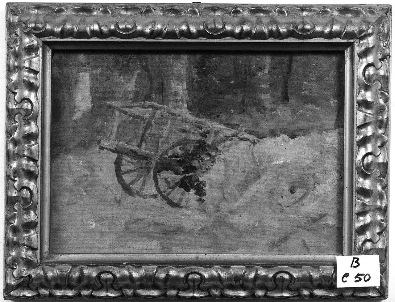 paesaggio rurale (dipinto) - ambito romano (ultimo quarto sec. XIX)