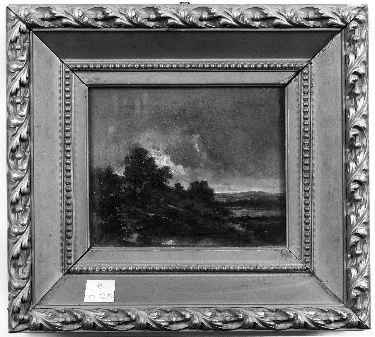 paesaggio (dipinto) - ambito romano (seconda metà sec. XIX)