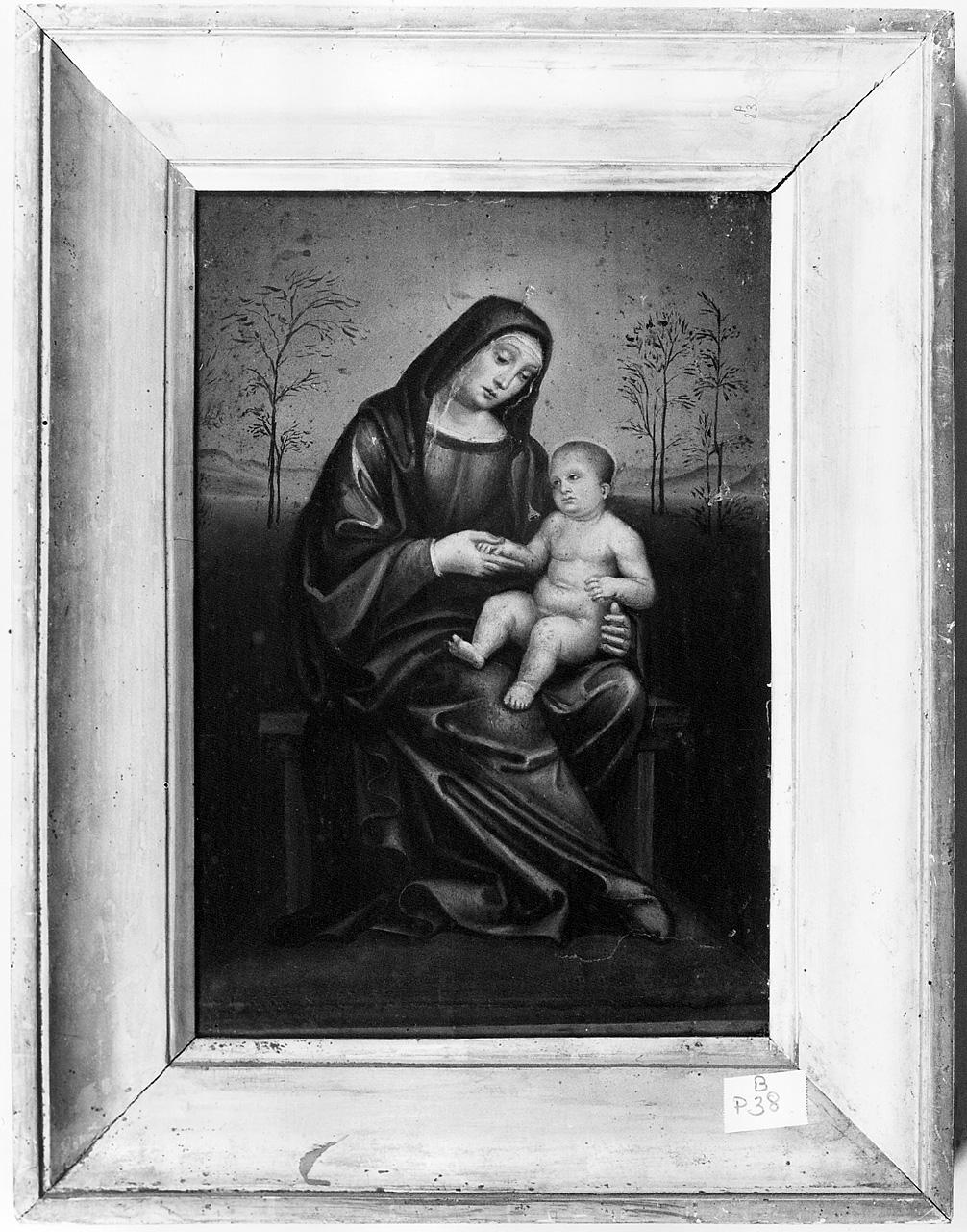 Madonna con Bambino (dipinto) - ambito romano (terzo quarto sec. XIX)