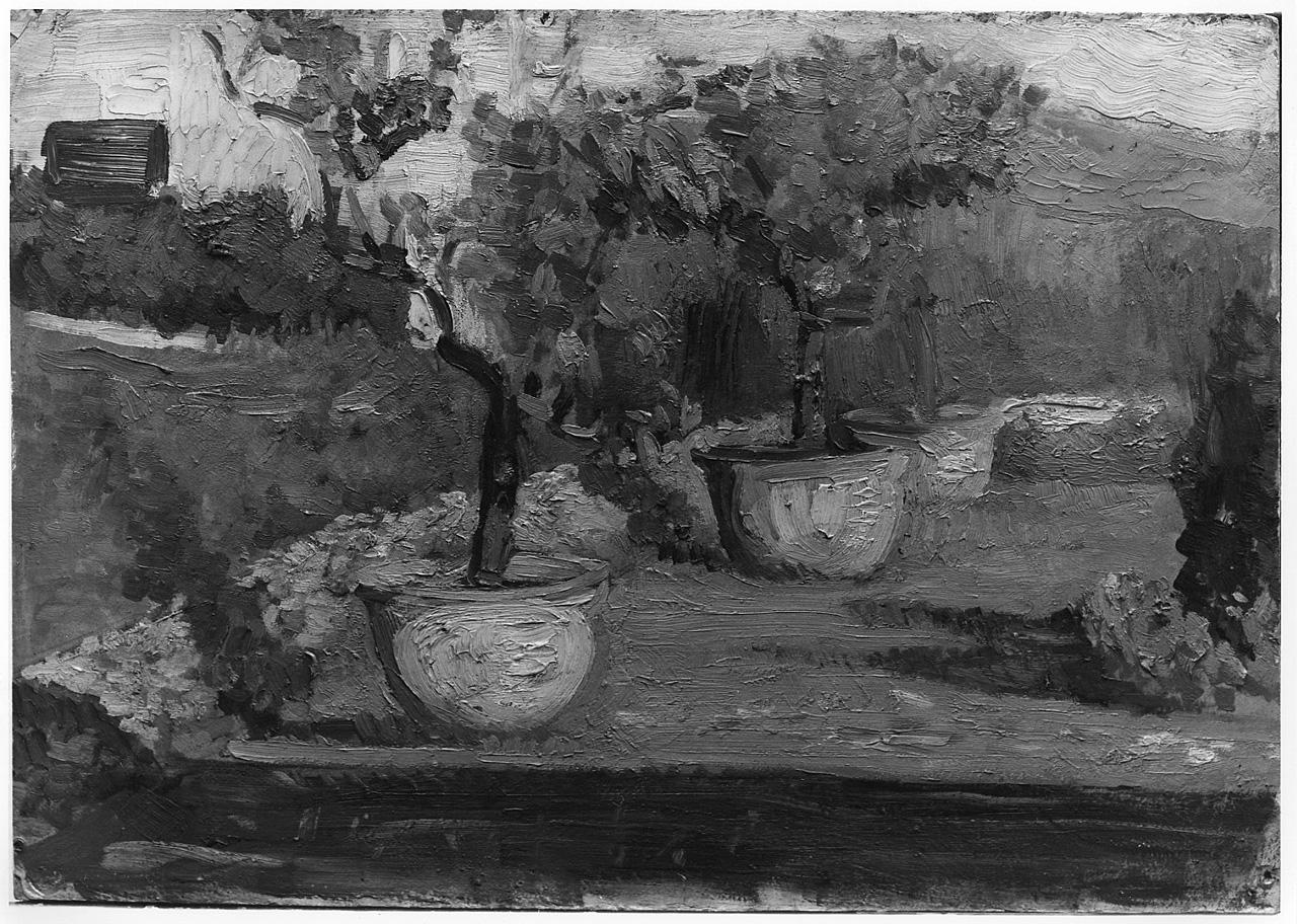 giardino (dipinto) - ambito romano (fine/inizio secc. XIX/ XX)