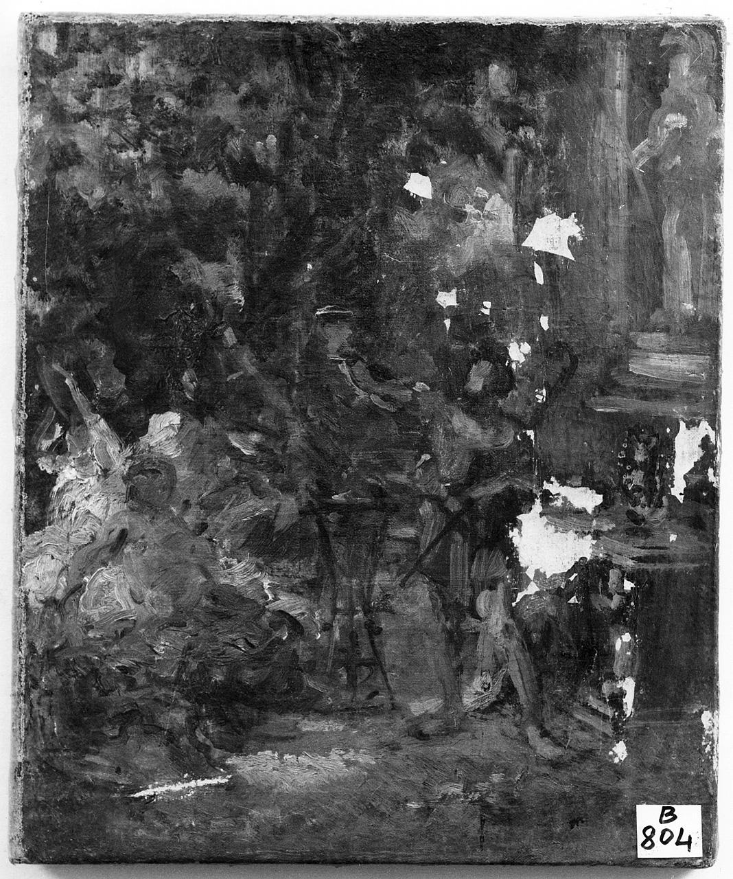 paesaggio (dipinto) - ambito italiano (seconda metà sec. XIX)