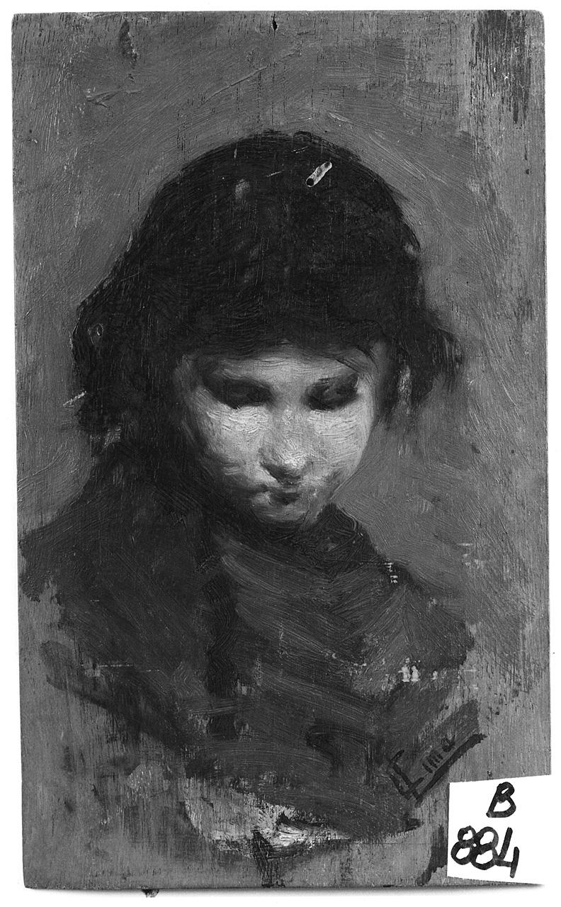 ritratto di donna (dipinto) di Cima Luigi (fine/inizio secc. XIX/ XX)