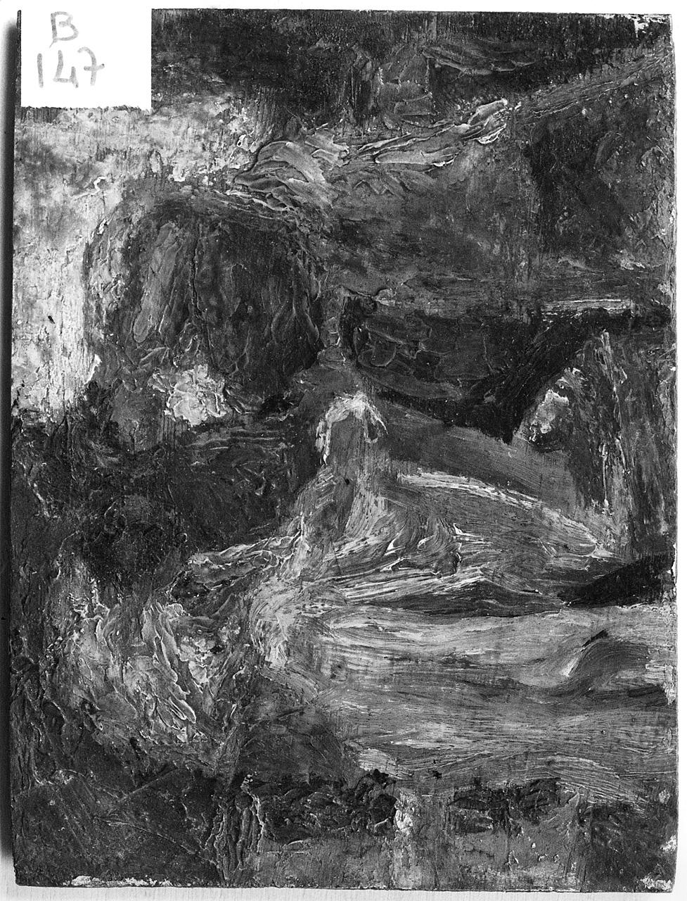 figura femminile (dipinto) - ambito romano (seconda metà sec. XIX)