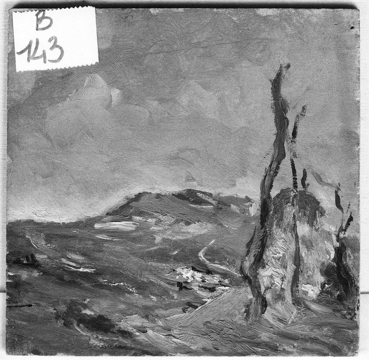 paesaggio (dipinto) - ambito romano (ultimo quarto sec. XIX)