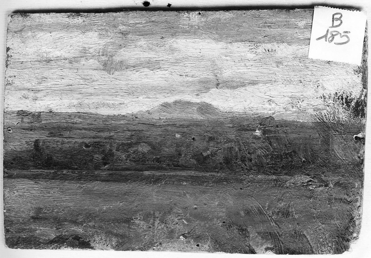 paesaggio (dipinto) - ambito romano (fine/inizio secc. XIX/ XX)